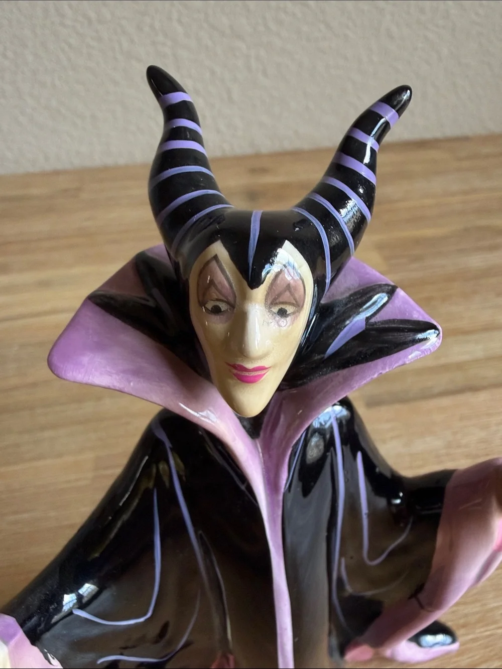 Vintage Disney Japan Maleficent Sleeping Beauty Villain Ceramic Figurine